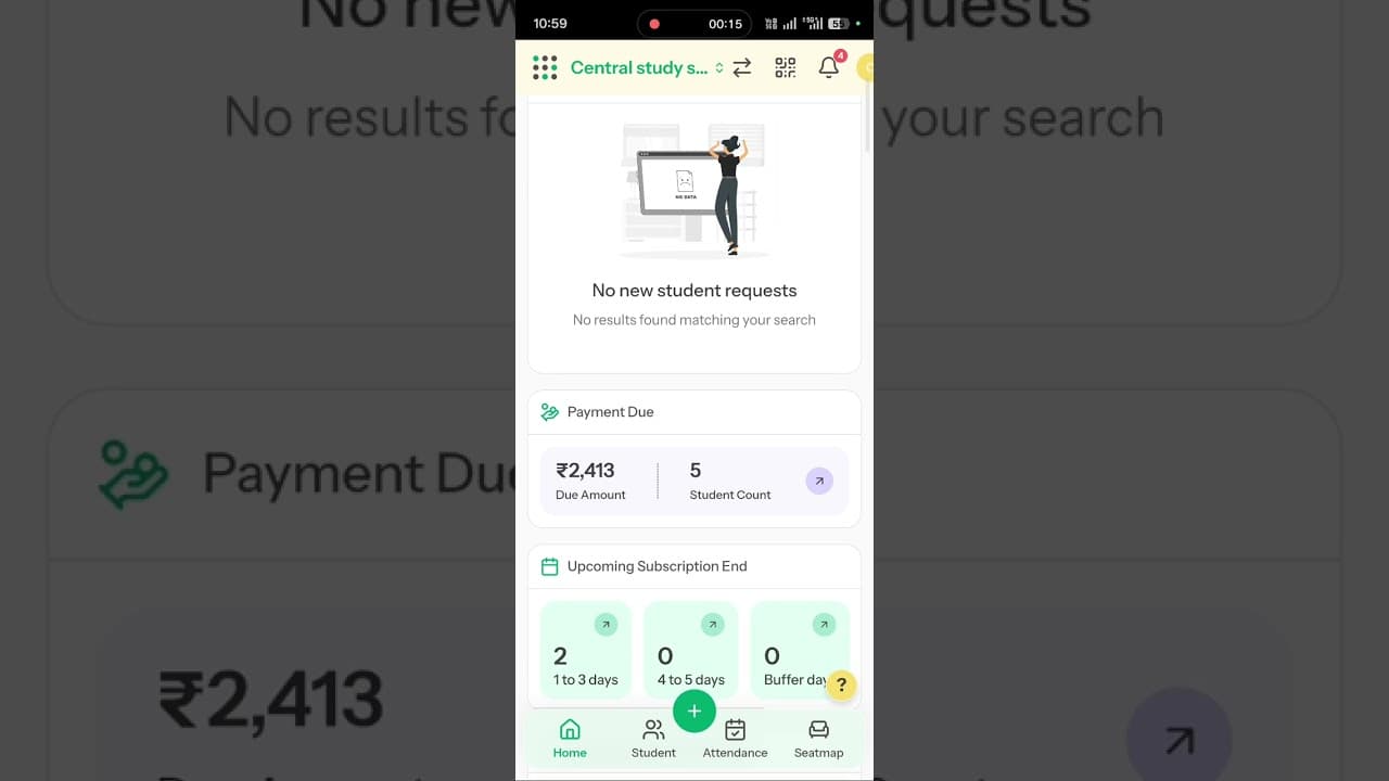 Library Payment Due Management